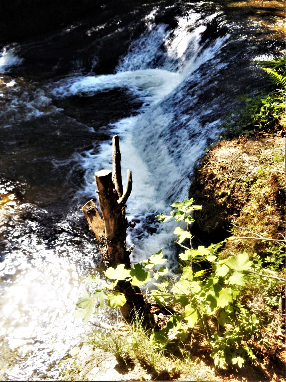 Trout Falls at Fort McCoy's Pine View Recreation Area