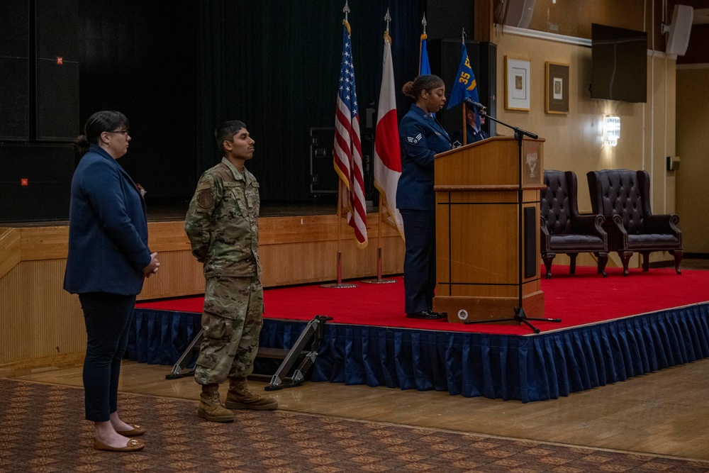 35th Comptroller Squadron Assumption of Command Ceremony