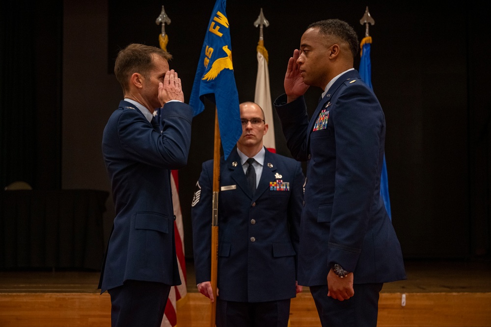 35th Comptroller Squadron Assumption of Command Ceremony