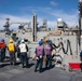 USS Ralph Johnson conducts a replenishment-at-sea with the USNS Matthew Perry.