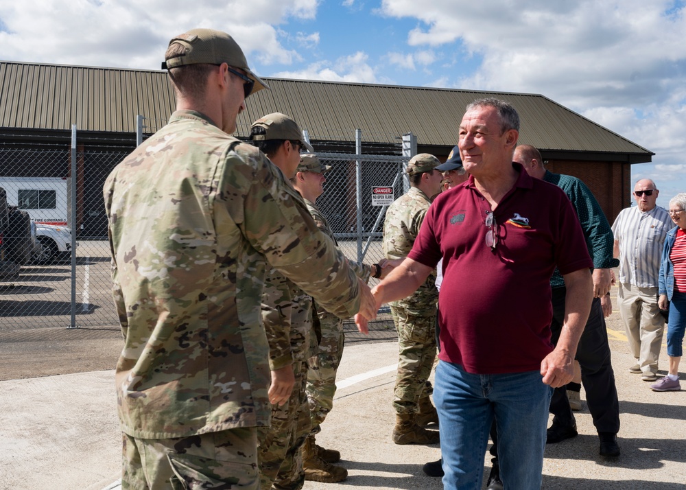 City of Ely Branch, Royal British Legion visits RAF Mildenhall
