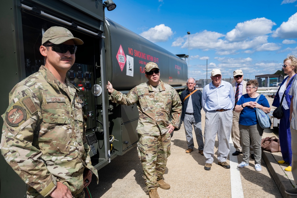 City of Ely Branch, Royal British Legion visits RAF Mildenhall