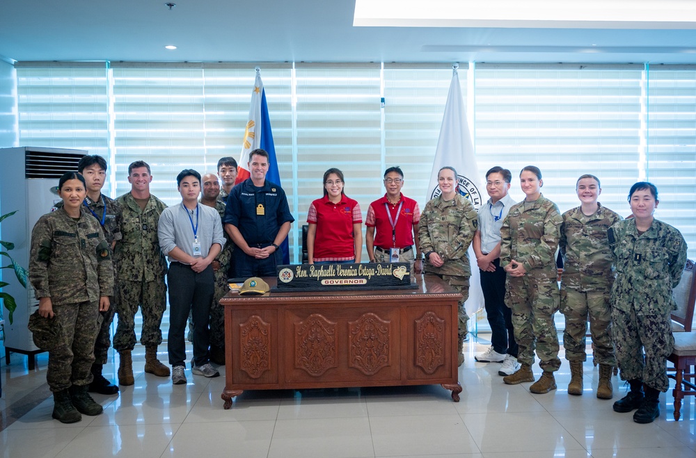 Pacific Partnership 2023 Meets with La Union Governor