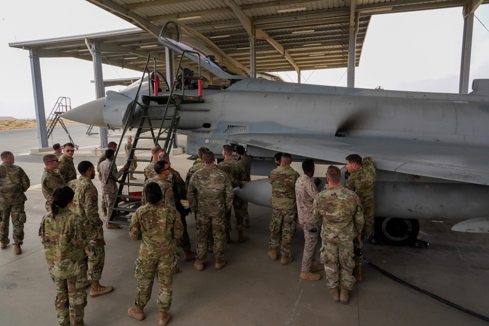 125th EFGS tours Eurofighter Typhoon with RSAF counterparts