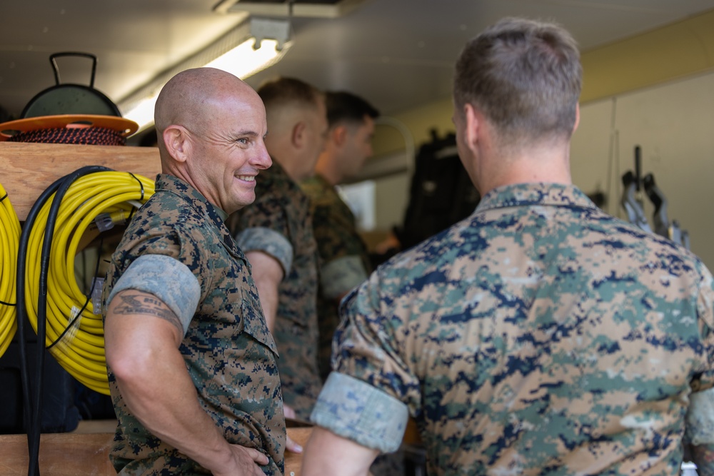 Col Bortnem visit EOD