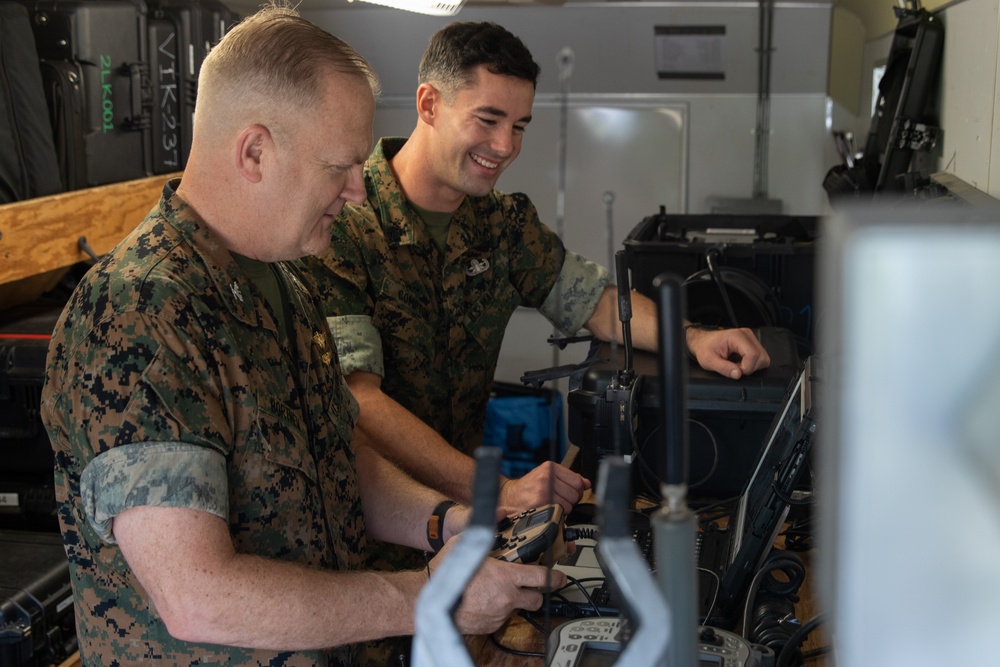 Col Bortnem visit EOD