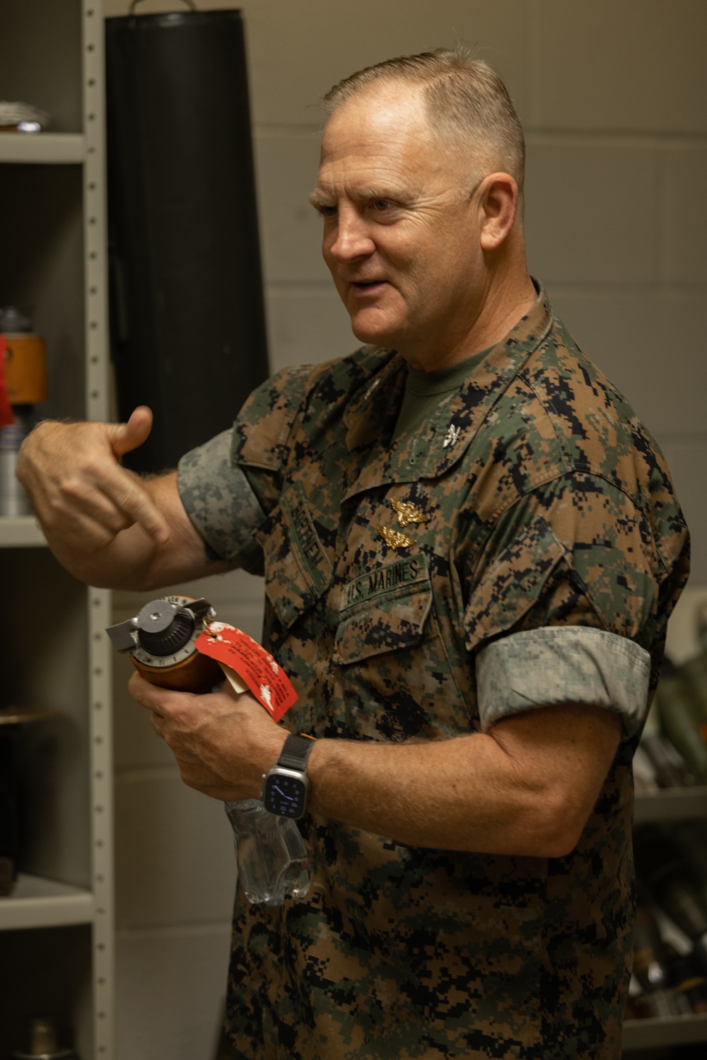 Col Bortnem visit EOD