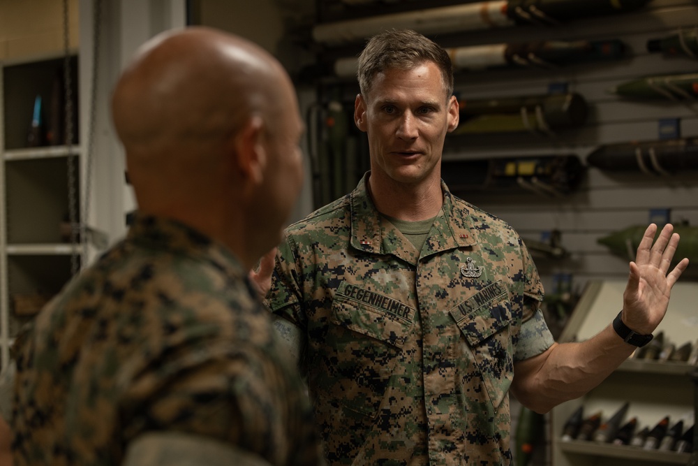 Col Bortnem visit EOD