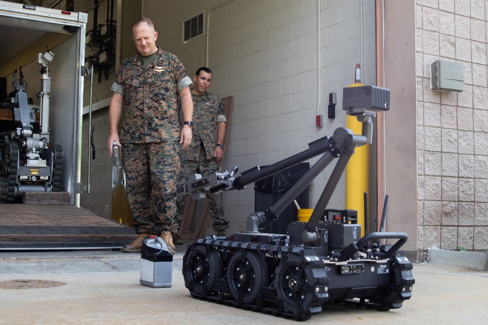 Col Bortnem visit EOD