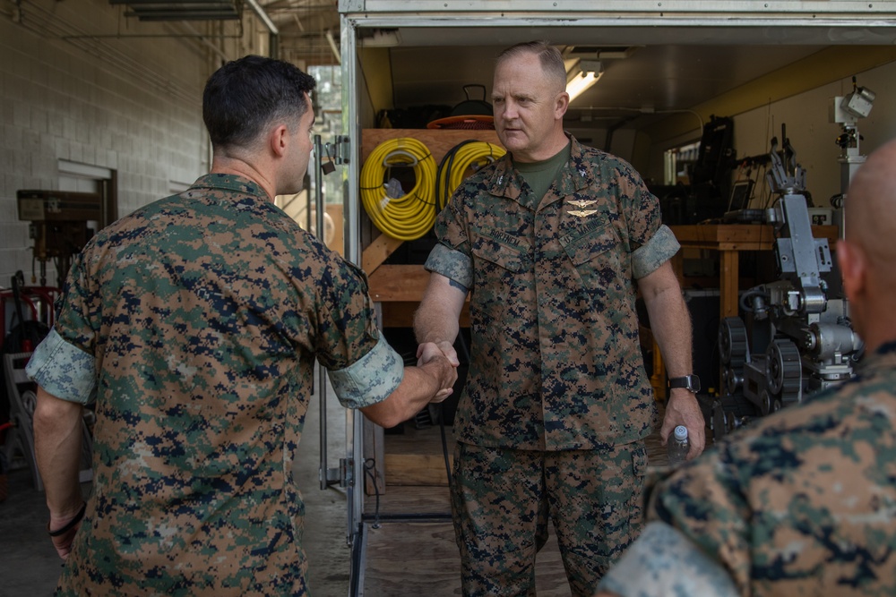 Col Bortnem visit EOD