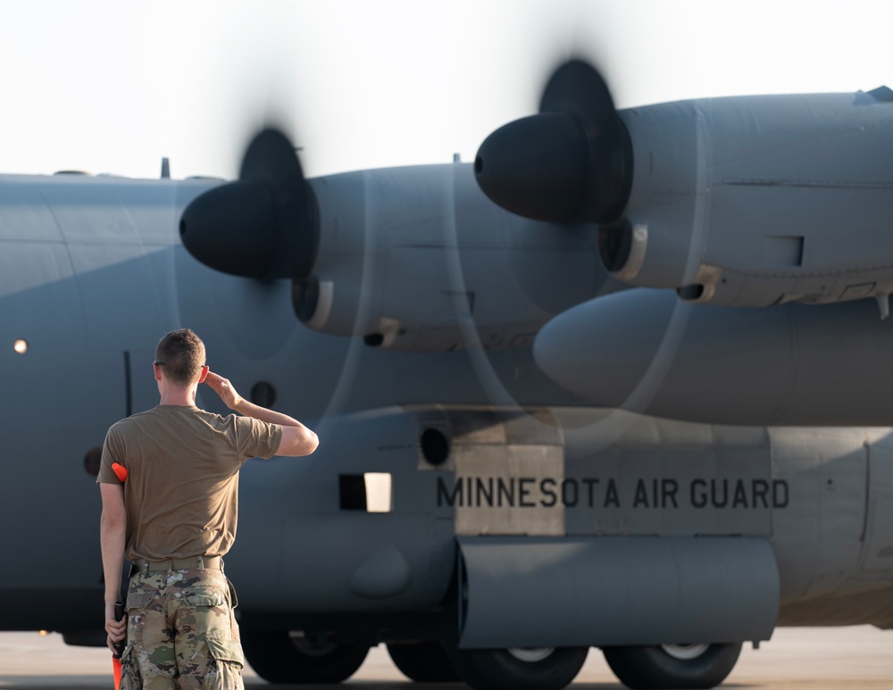 133rd Airlift Wing’s C-130 Hercules and Airmen Depart for Deployment