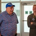Ellsworth Gives Tour to Mr. Don Peck Donator of many Model Airplanes
