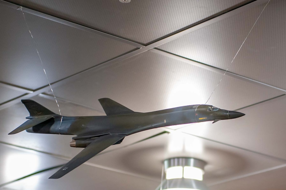 Ellsworth Gives Tour to Mr. Don Peck Donator of many Model Airplanes