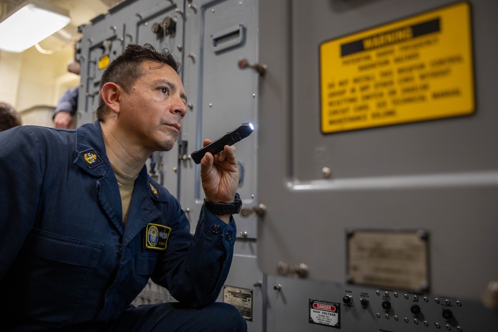 Roosevelt is on a scheduled deployment in the U.S. Naval Forces Europe area of operations, employed by the U.S. Sixth Fleet to defend U.S., allied and partner interests.