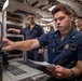 Roosevelt is on a scheduled deployment in the U.S. Naval Forces Europe area of operations, employed by the U.S. Sixth Fleet to defend U.S., allied and partner interests.