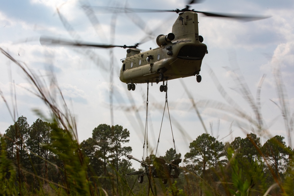 82nd Airborne Division Paratroopers Participate in Air Assault