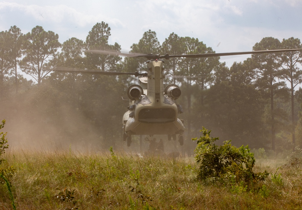 82nd Airborne Division Paratroopers Participate in Air Assault