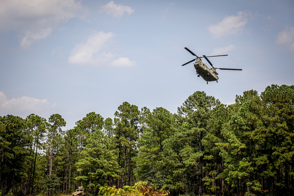 Paratroopers Conduct Air Assault Operation