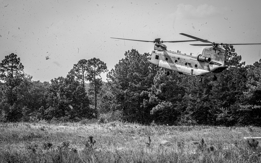 Paratroopers Conduct Air Assault Operation