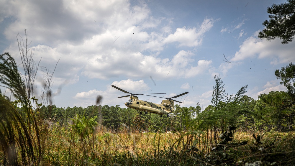 Paratroopers Conduct Air Assault Operation