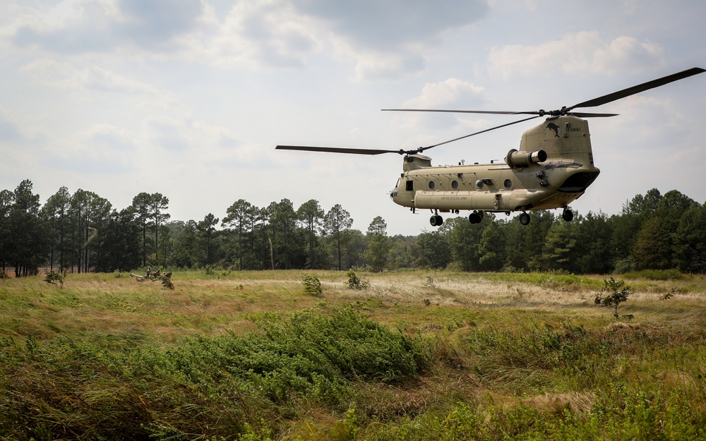 Paratroopers Conduct Air Assault Operation