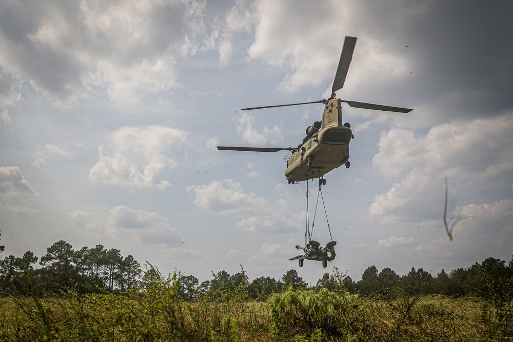 Paratroopers Conduct Air Assault Operation