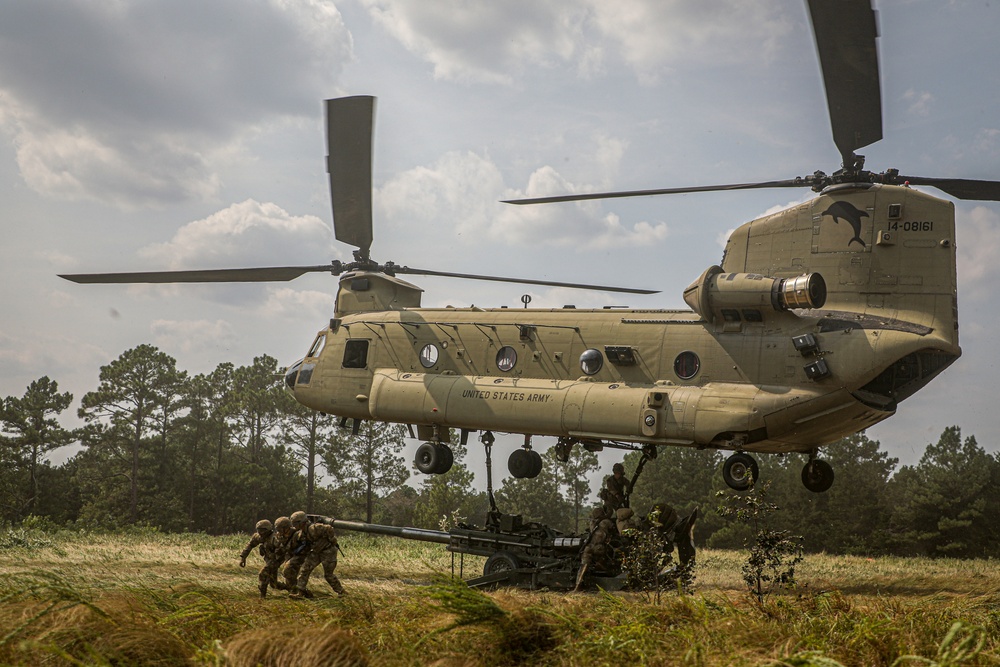 Paratroopers Conduct Air Assault Operation