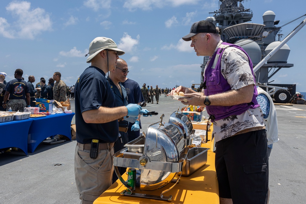 USS America Hosts a Steel Beach