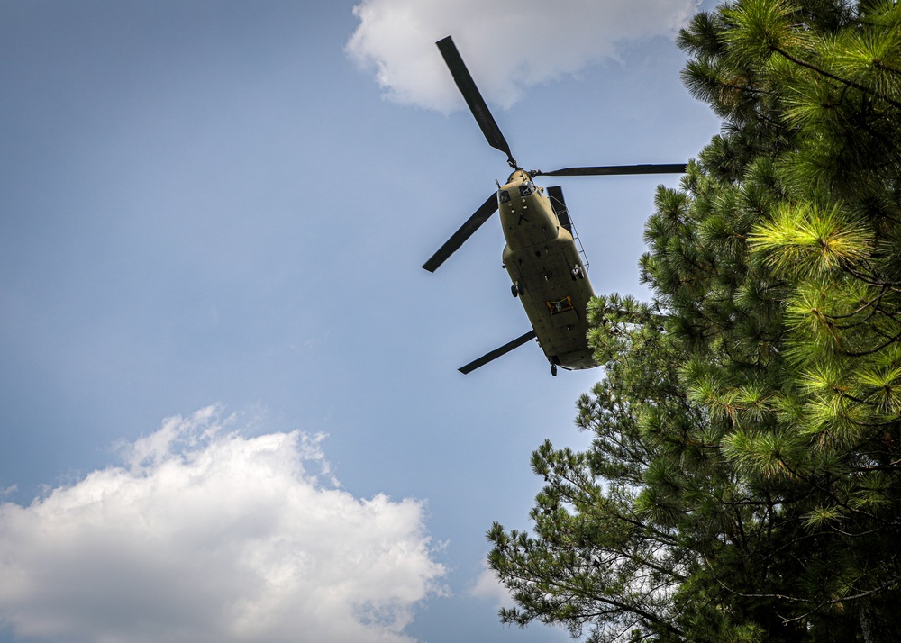 Paratroopers Conduct Air Assault Operation