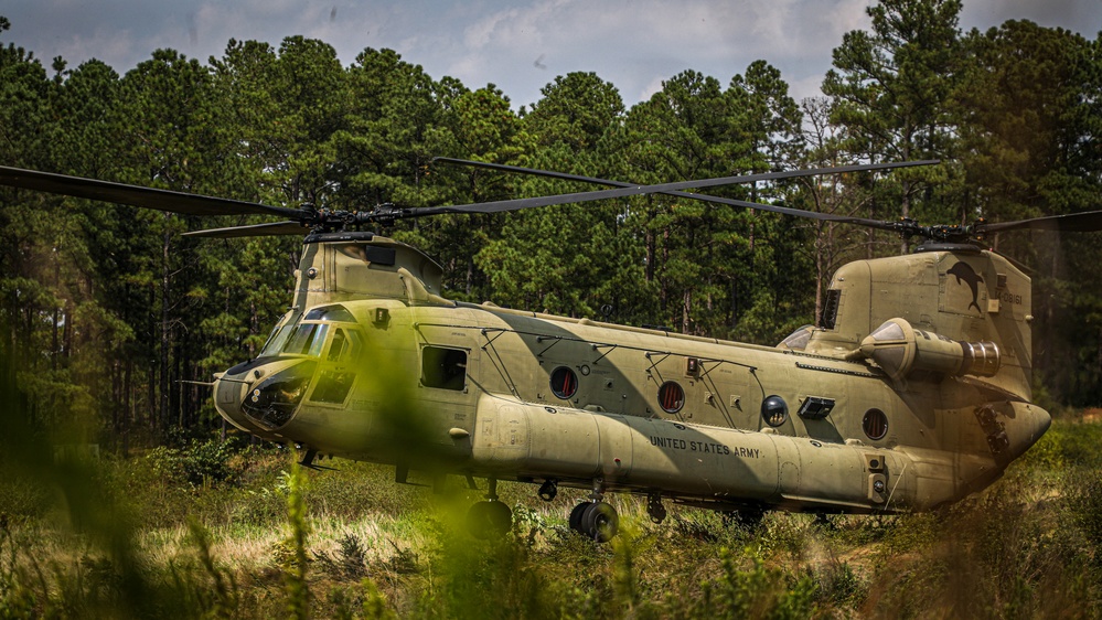 Paratroopers Conduct Air Assault Operation