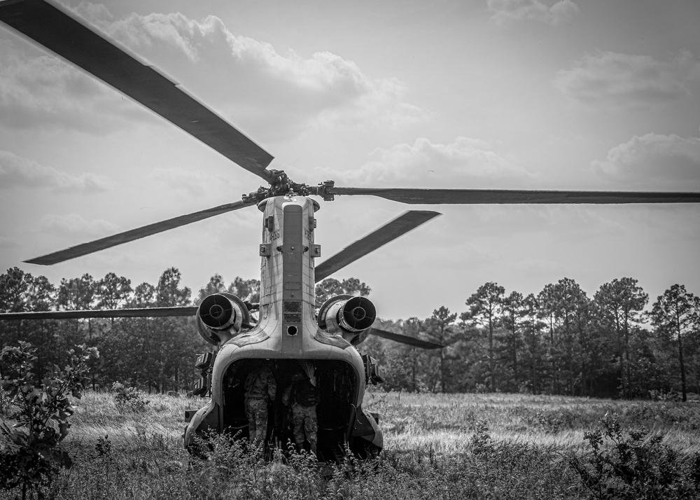 Paratroopers Conduct Air Assault Operation