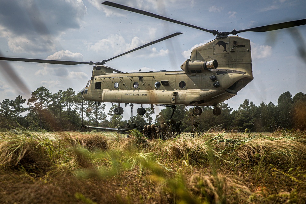 Paratroopers Conduct Air Assault Operation