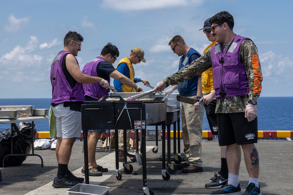 USS America Hosts a Steel Beach