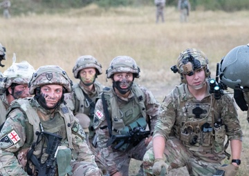 U.S. Army and Georgia Defense Forces Carry Casualty