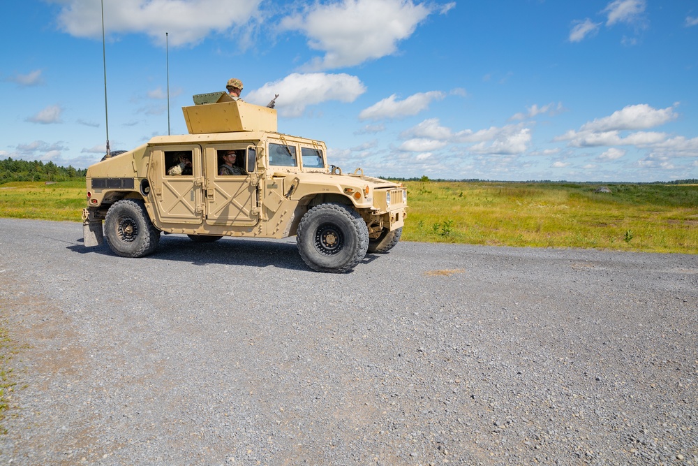 143rd MP Company conducts Vehicle Gunnery during Annual Training at Fort Drum