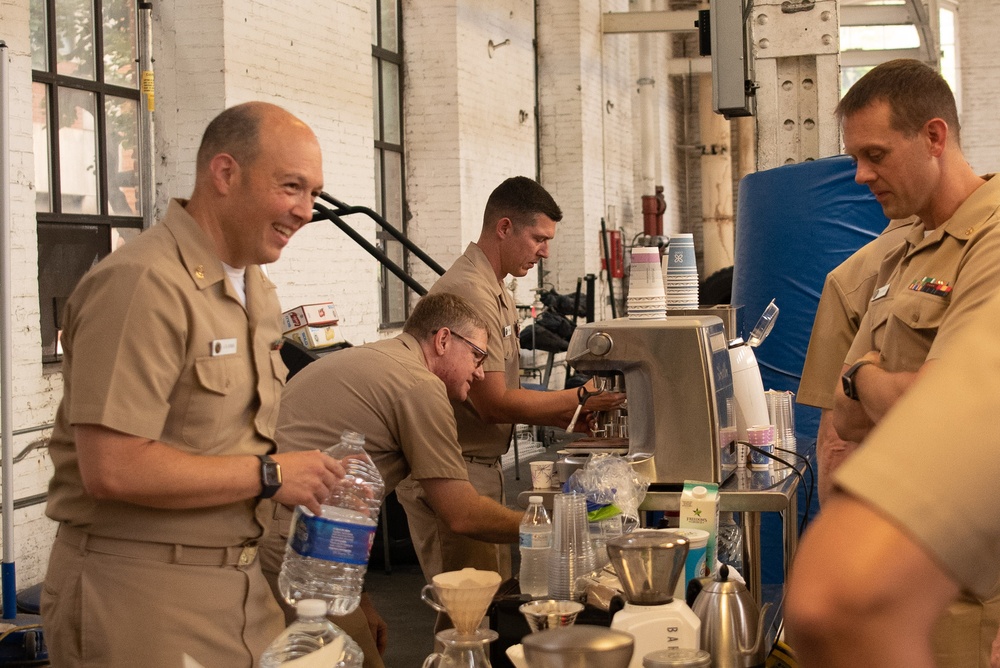 Navy Band Chiefs' Mess Hosts &quot;Meet and Greet&quot; Breakfast for 2023 CPO Selects