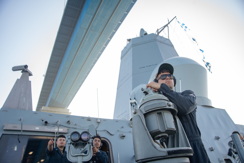 USS San Diego sea and anchor