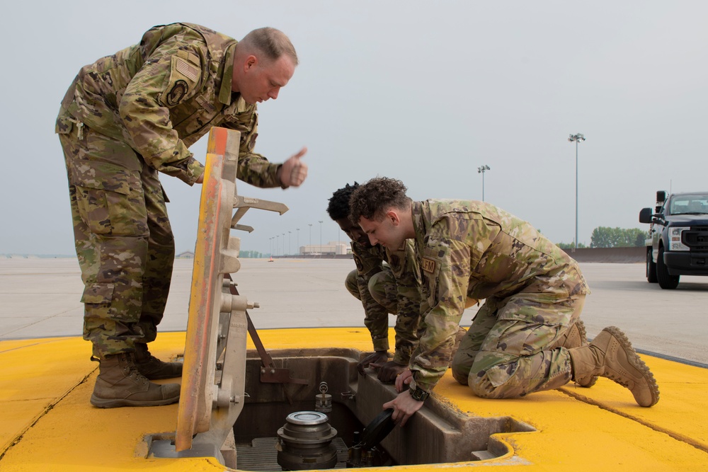 319th CES upgrades 20-year base hydrant fuels system infrastructure