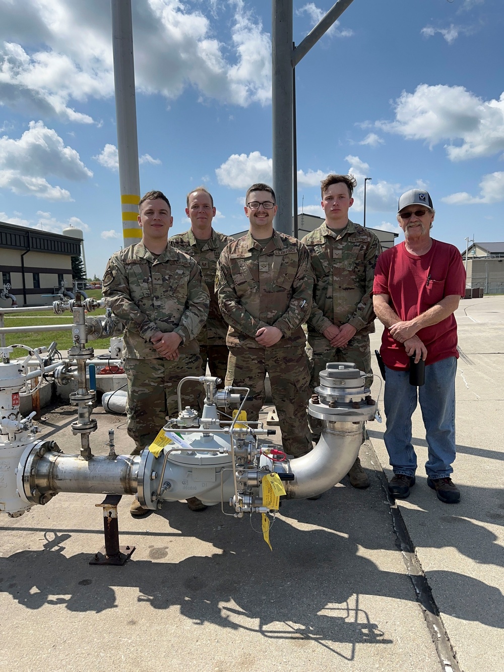 319th CES upgrades 20-year base hydrant fuels system infrastructure