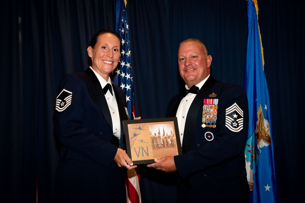 19th Air Force Command Chief Visits Vance