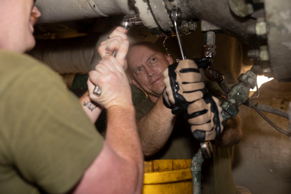 USS Bataan Routine Maintenance