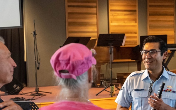 Sierra Winds Meets with Community