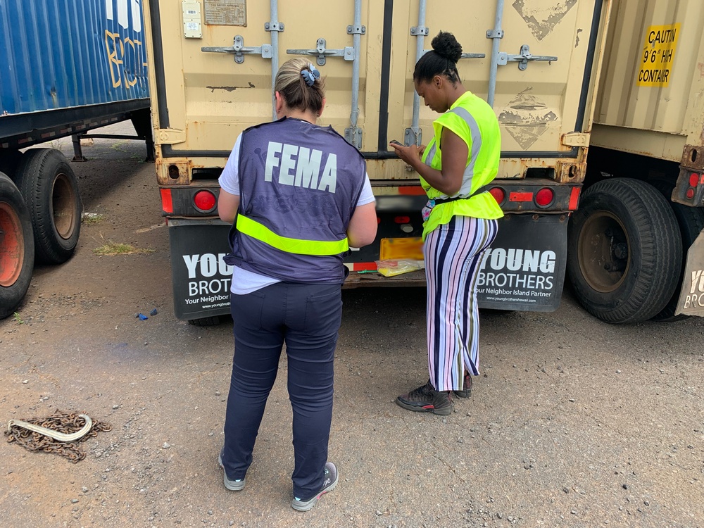 FEMA Staff Loading Supplies