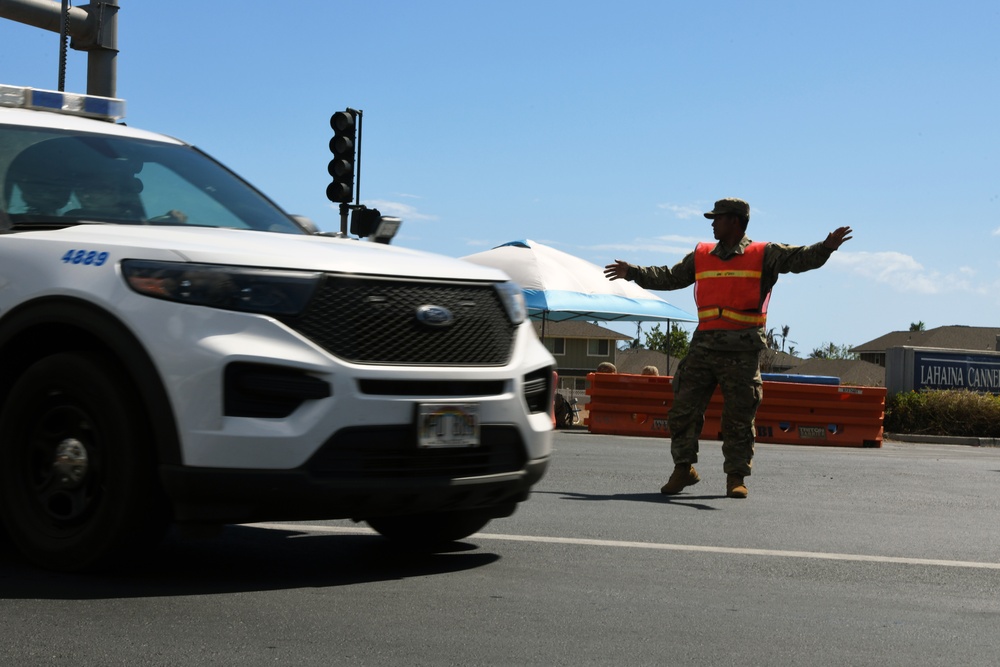 Hawaii National Guard supports Maui wildfire response