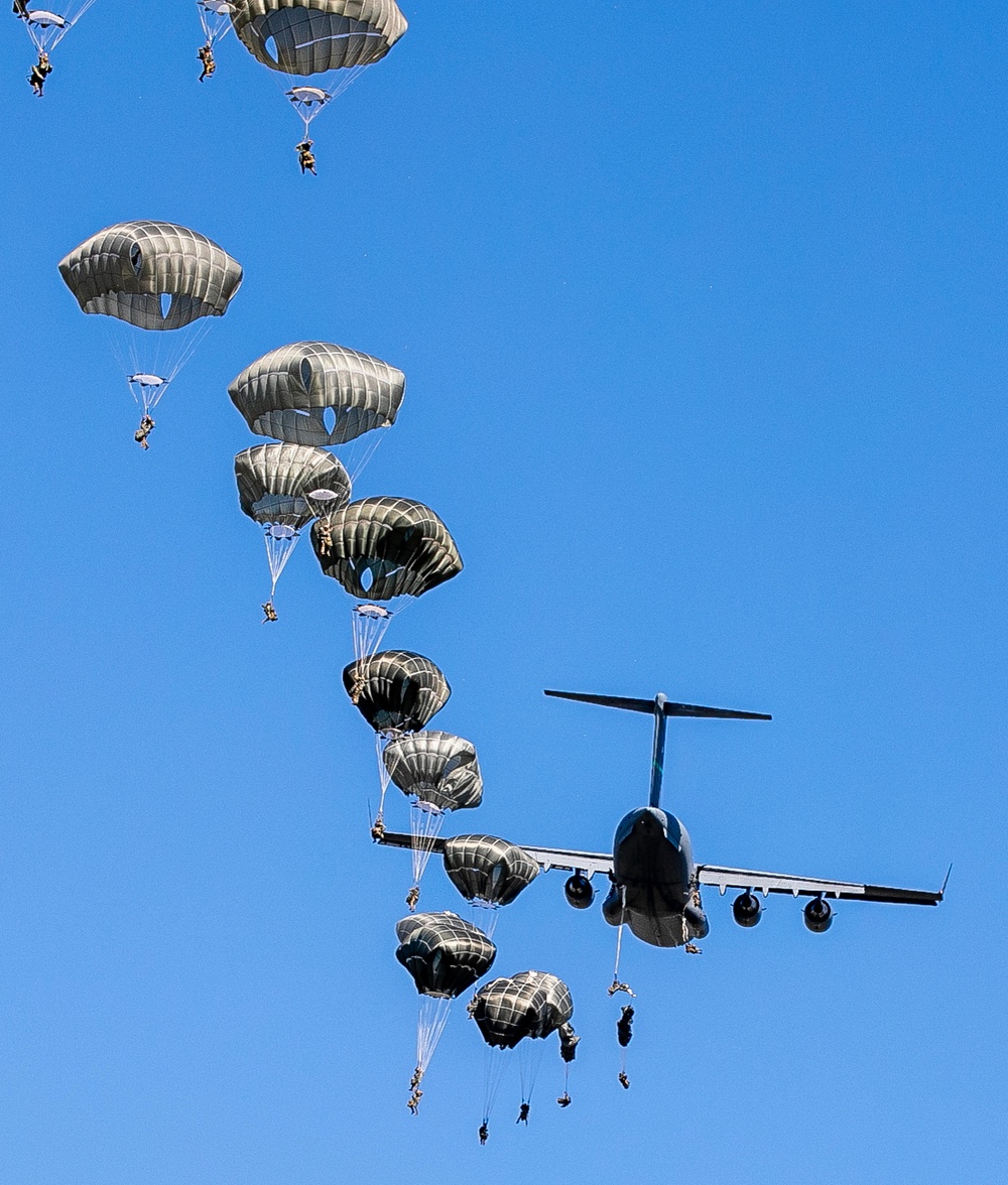 173rd ABCT jump into Agile Spirit Exercise '23 at Vaziani