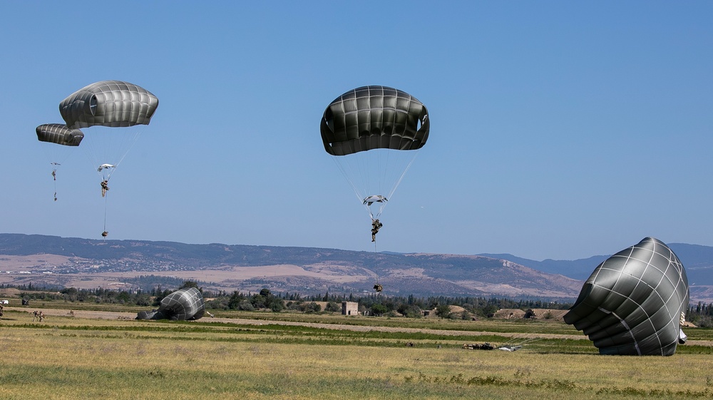 173rd ABCT jump into Agile Spirit Exercise '23 at Vaziani