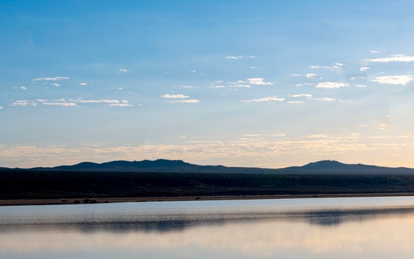 Rosamond Dry Lake Bed fills up after Tropical Storm Hilary