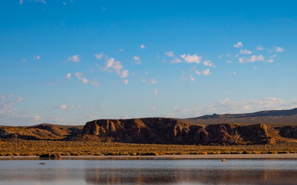 Rosamond Dry Lake Bed fills up after Tropical Storm Hilary