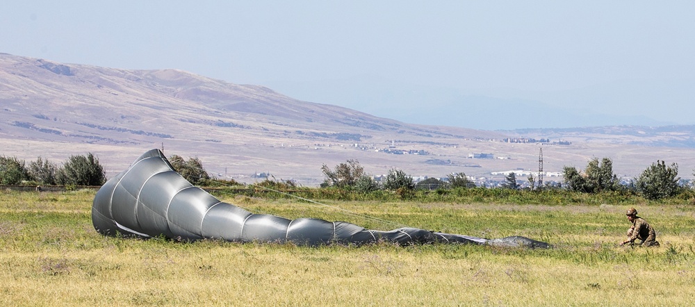 173rd ABCT jump into Agile Spirit Exercise '23 at Vaziani