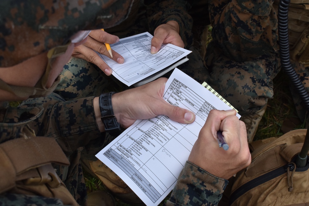 4th Marine Division Communication Marines conduct joint MEDEVAC training with Indiana National Guard